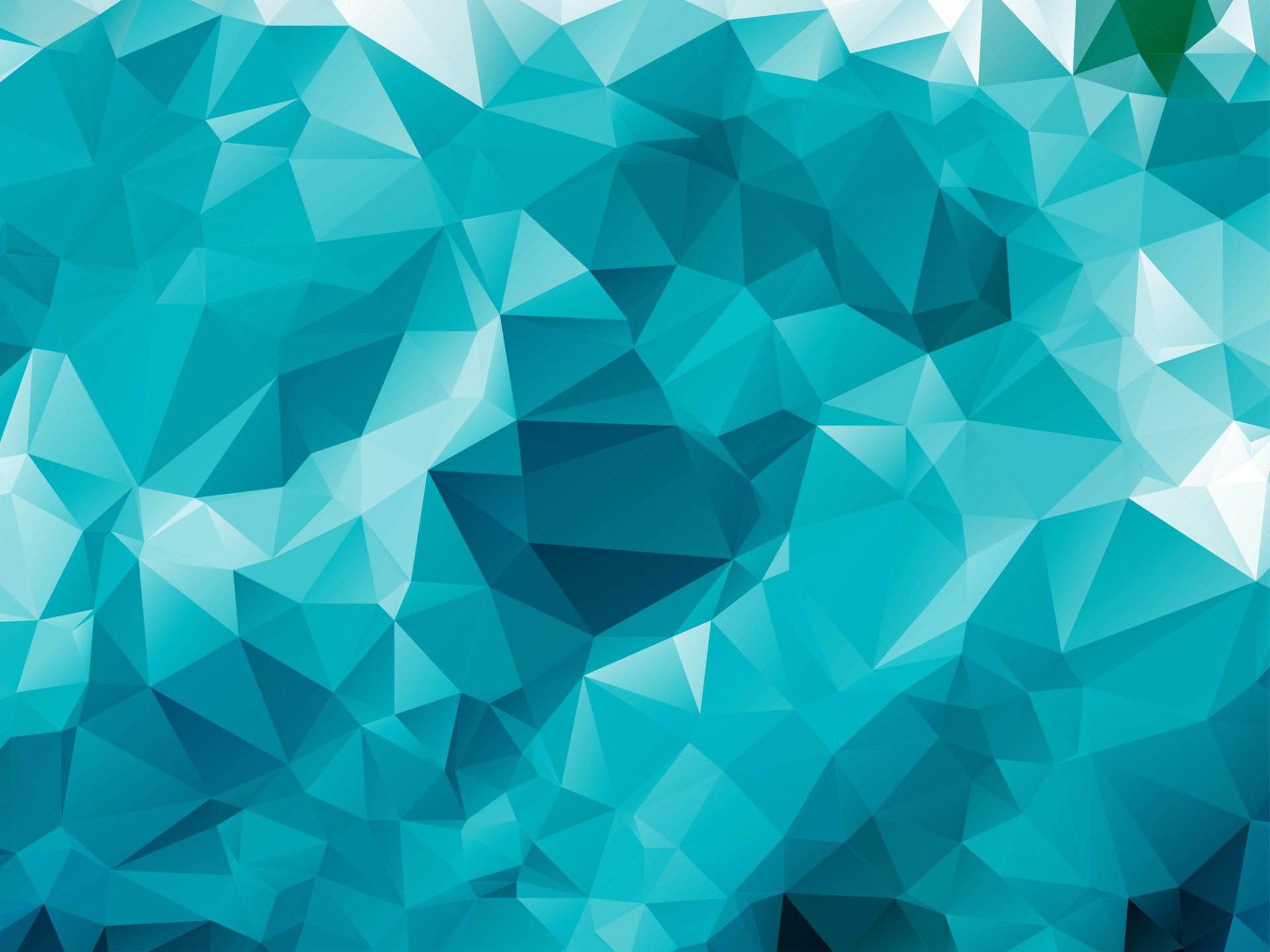 Modern geometric triangle polygon background Free Vector