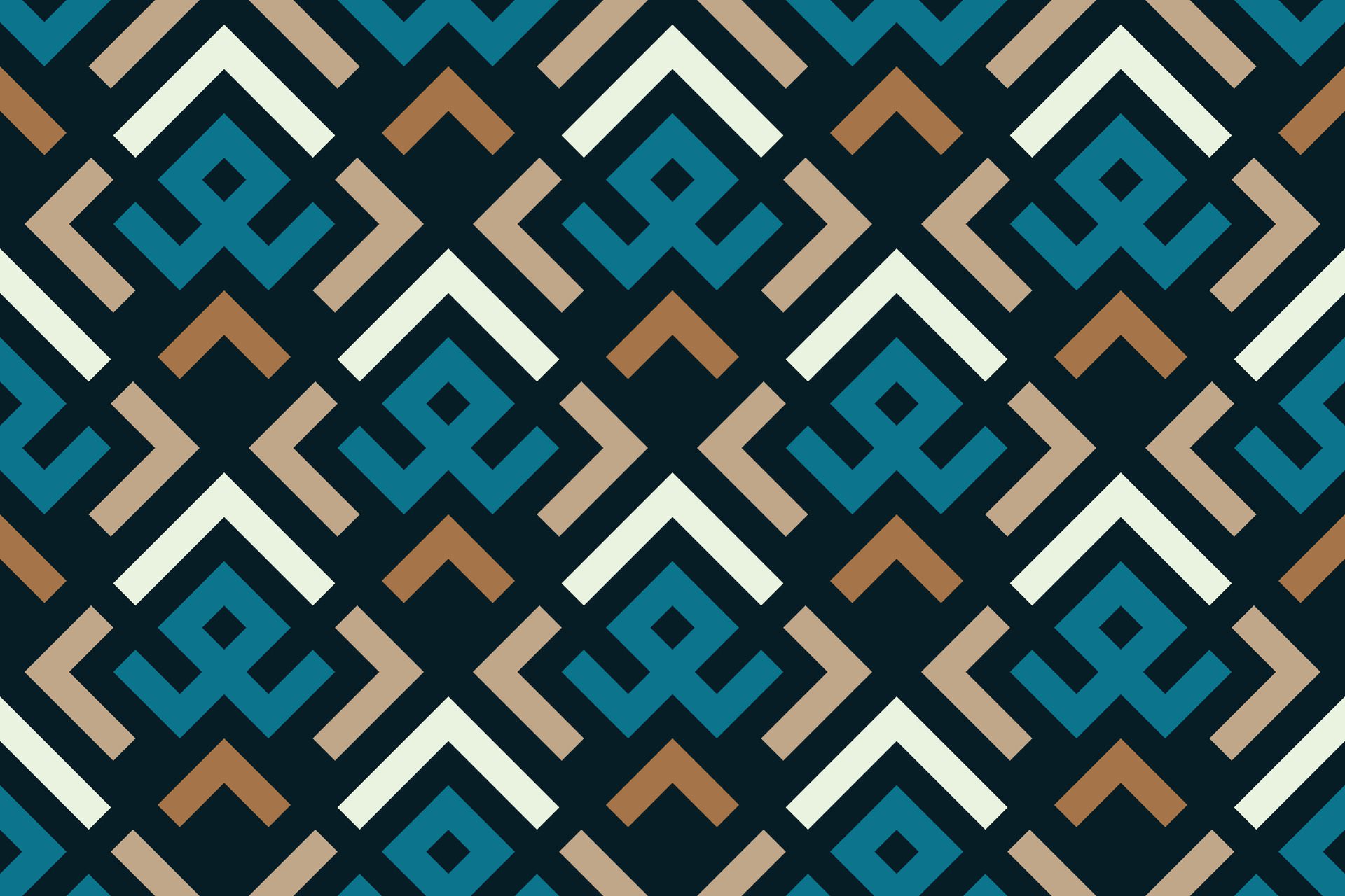 Geometric seamless pattern Free Vector