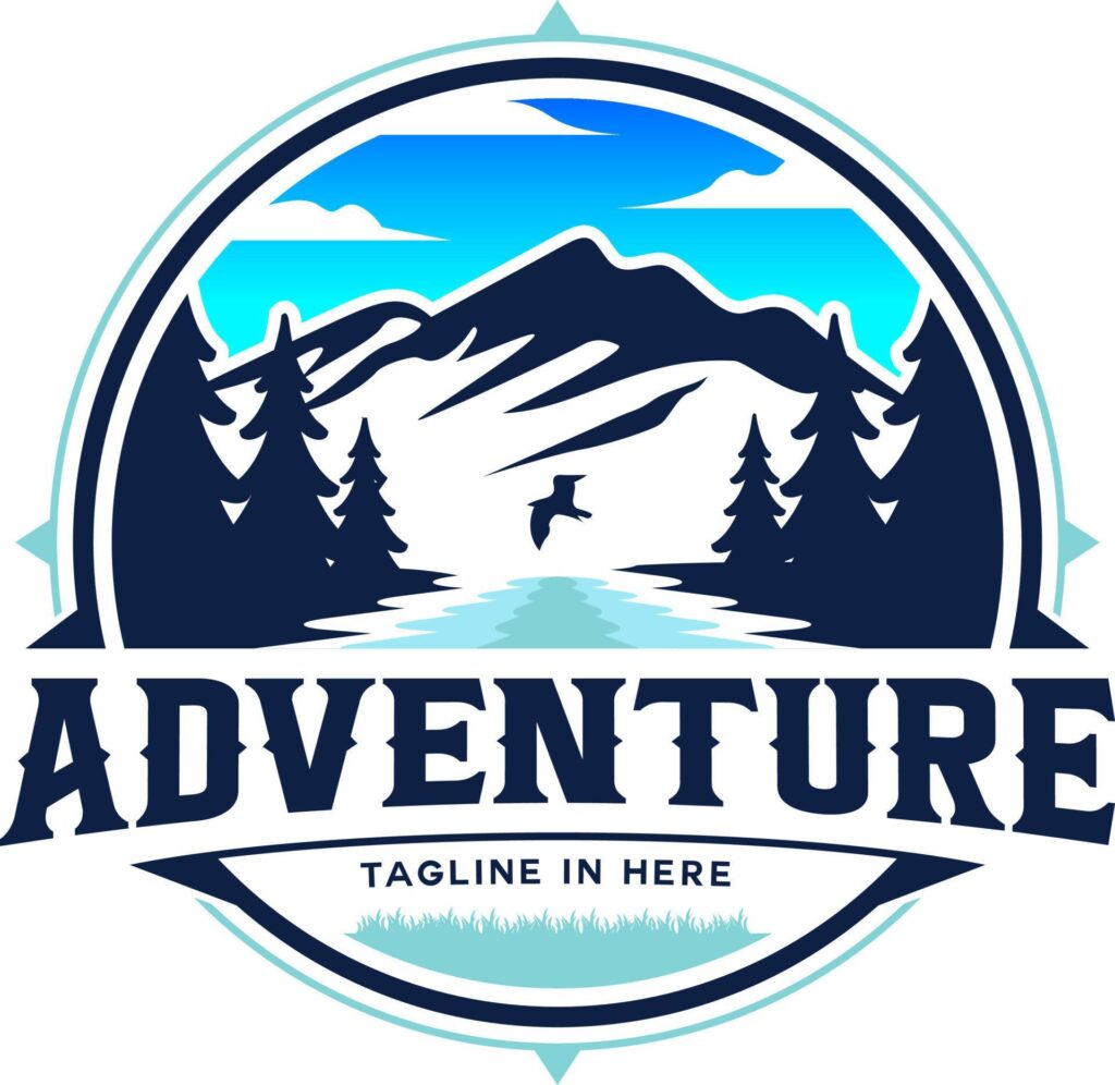 Outdoor Landscape Adventure Logo Stock Free and Free SVG