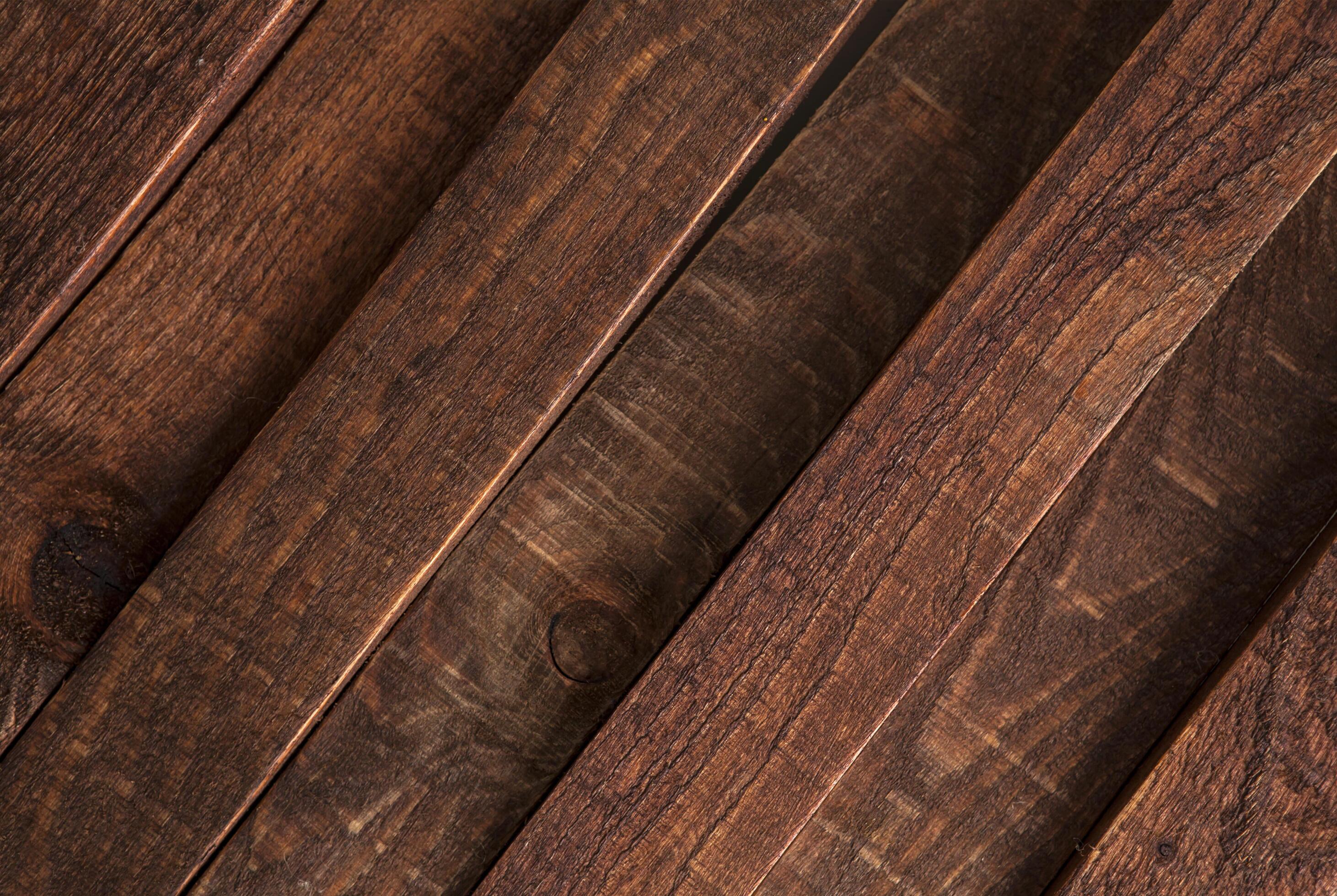 background brown old wood planks. Stock Free