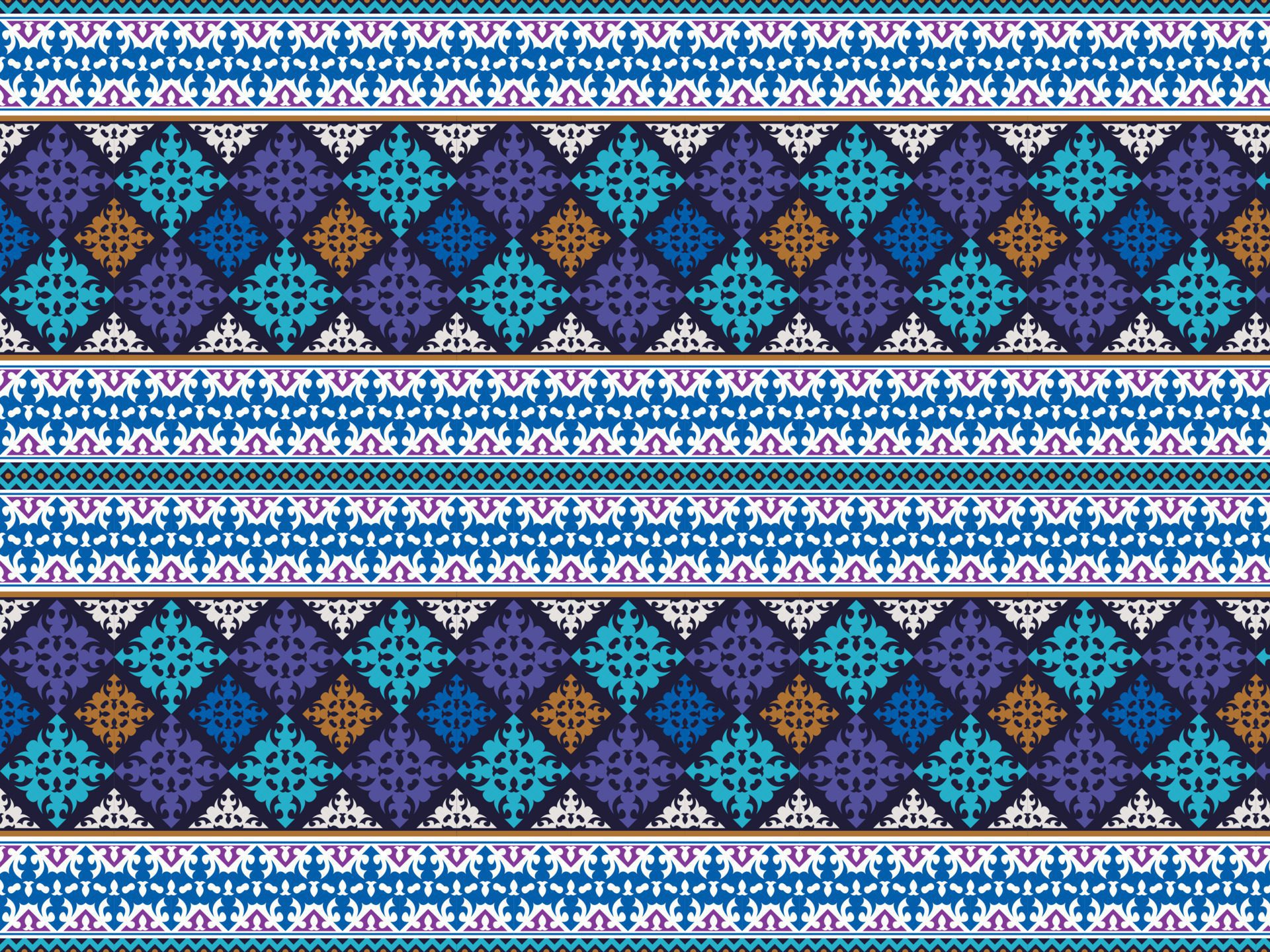 elegant ethnic pattern background Free Vector