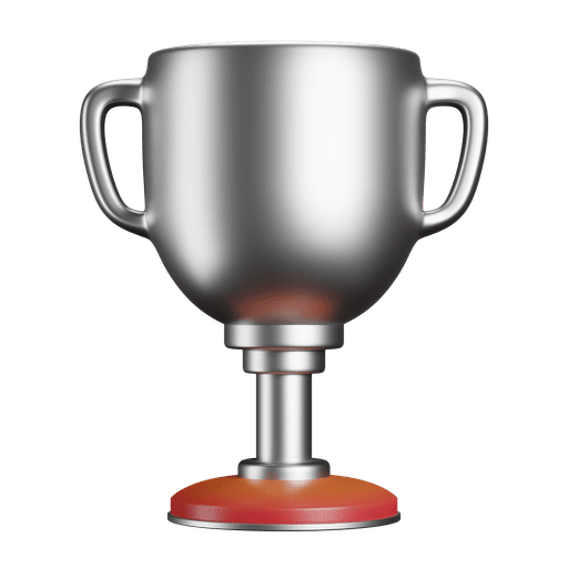 Trophy, award, winner 3D illustration