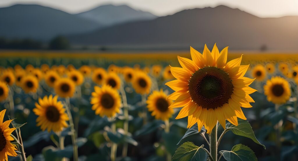 yellow Sun flower background Stock Free