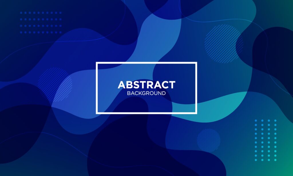 Abstract Blue Fluid Wave Background Free Vector