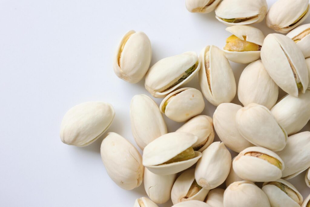 Pistachio nut isolated on white background Stock Free