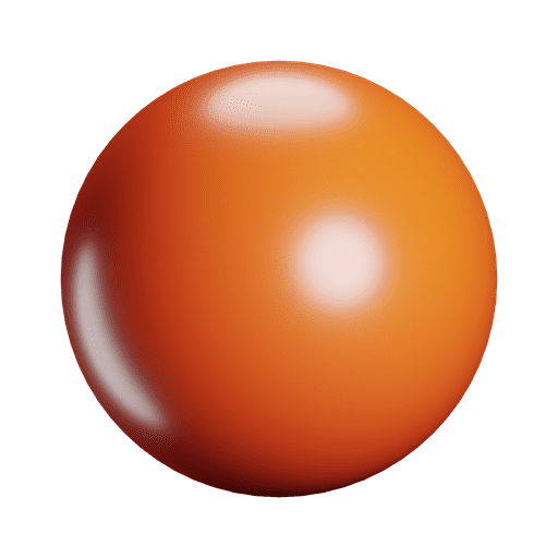 Sphere, round 3D illustration