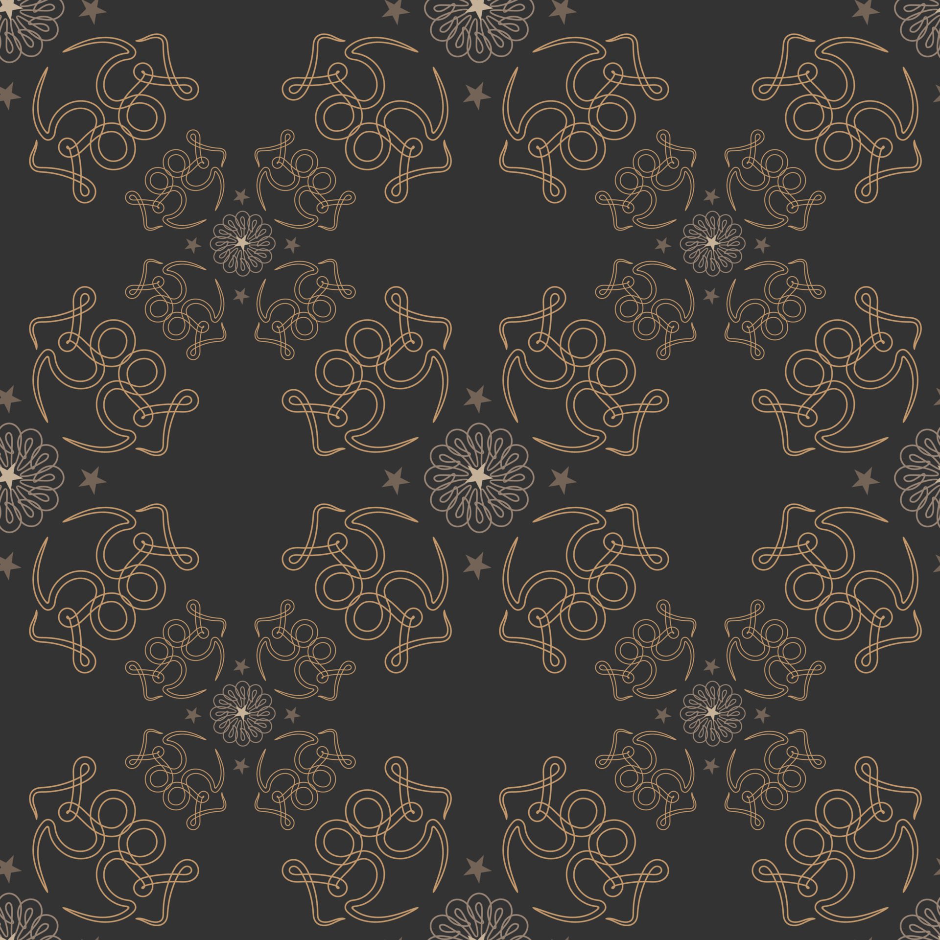 Luxury seamless pattern Free Vector