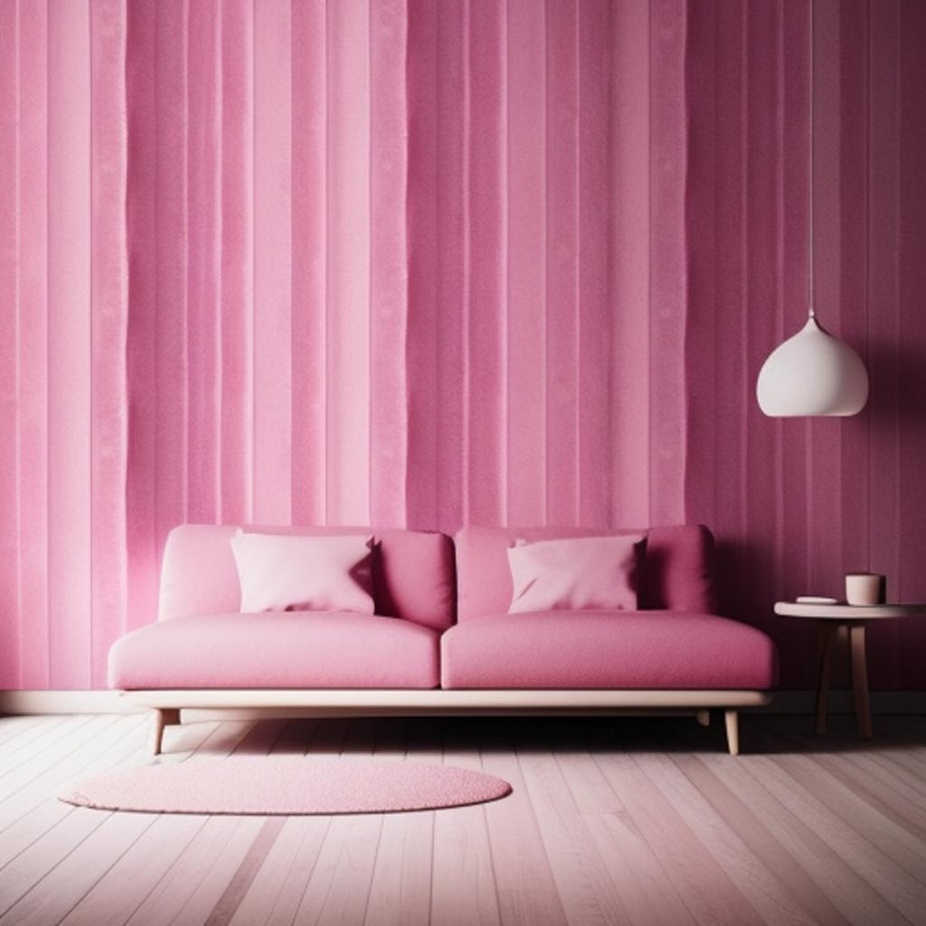 Pink wallpaper, minimal, photorealistic, by @ai_generated