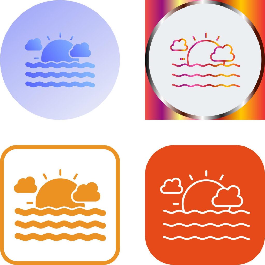 Sea Icon Design Stock Free