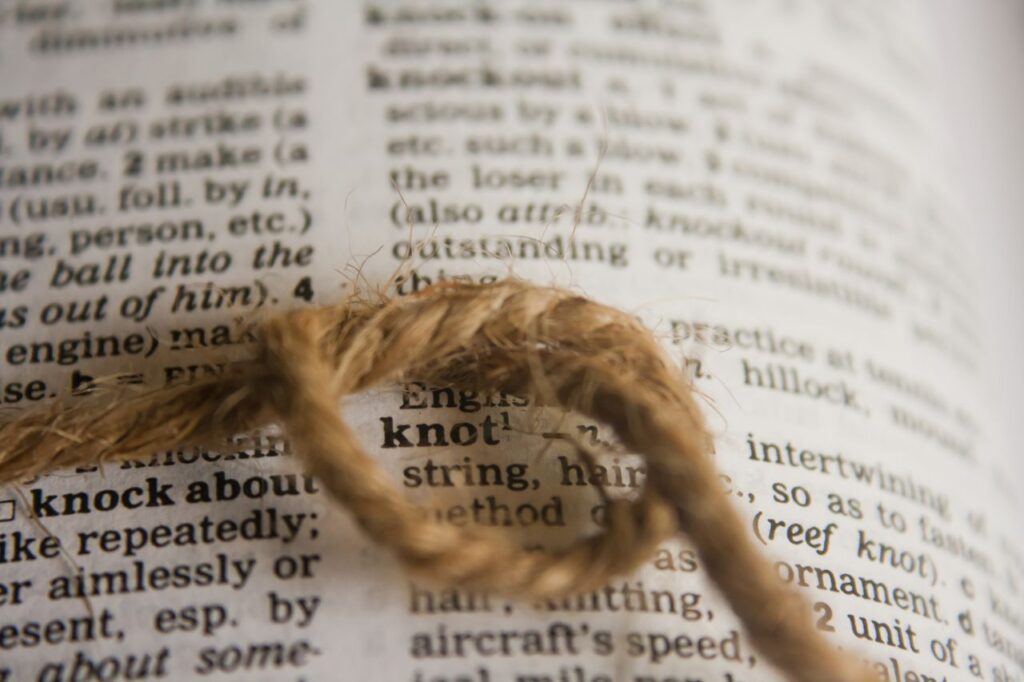 Knot Dictionary Stock Free