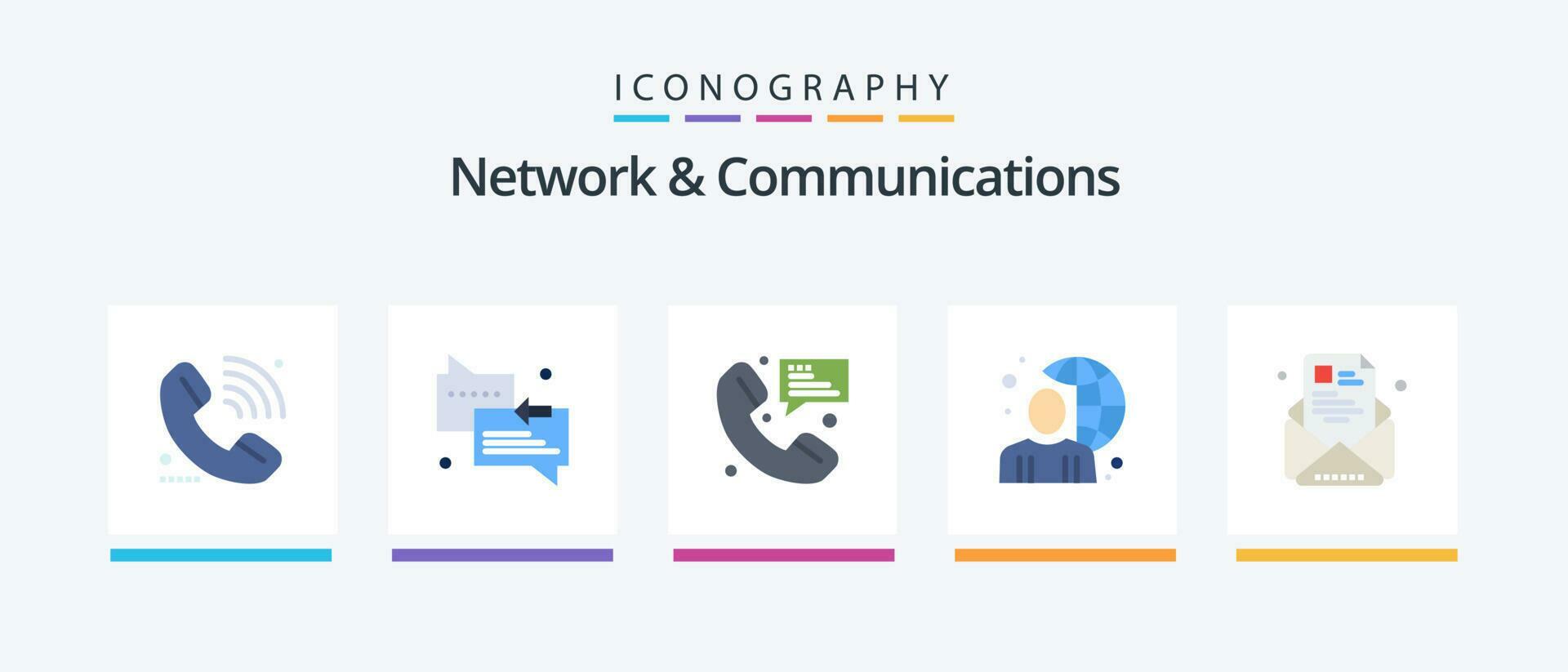 Network And Communications Flat 5 Icon Pack Including male. online. arrow. user. communication. Creative Icons Design Stock Free