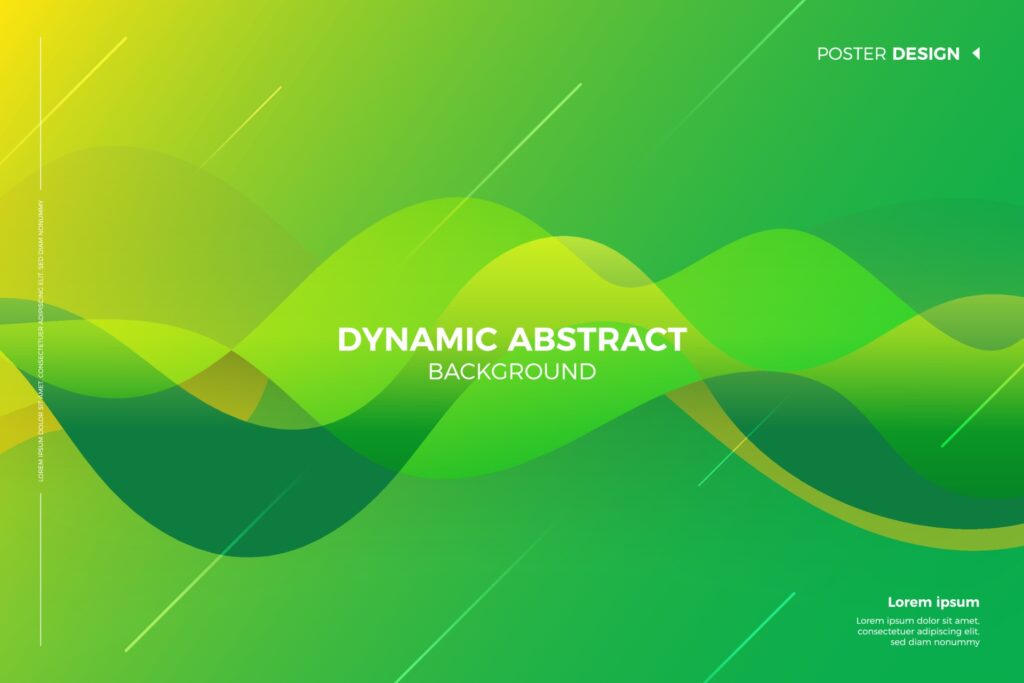 Abstract dynamic background Free Vector