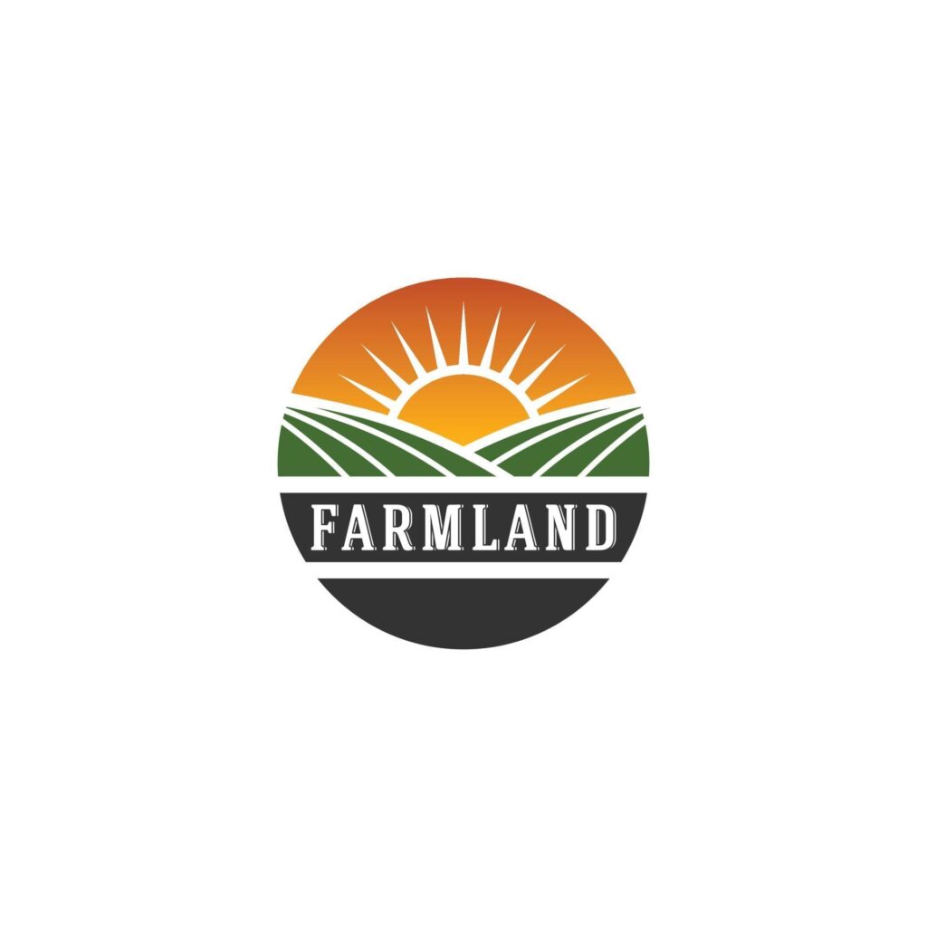 
									farmland logo in white background Stock Free