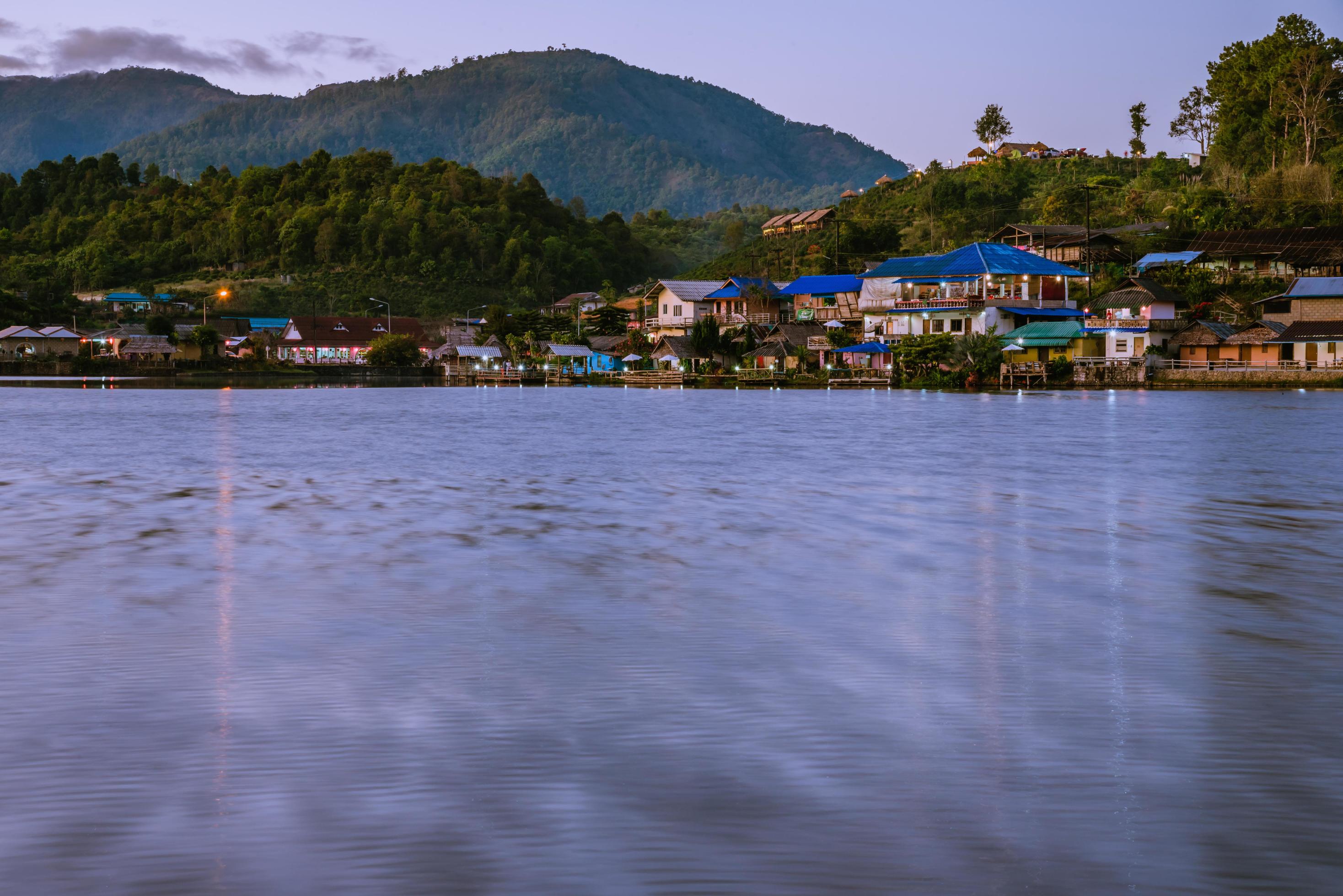 Nature tourism on the mountain Chinese village. at Ban Rak Thai village Mae Hong Son in Thailand. Stock Free