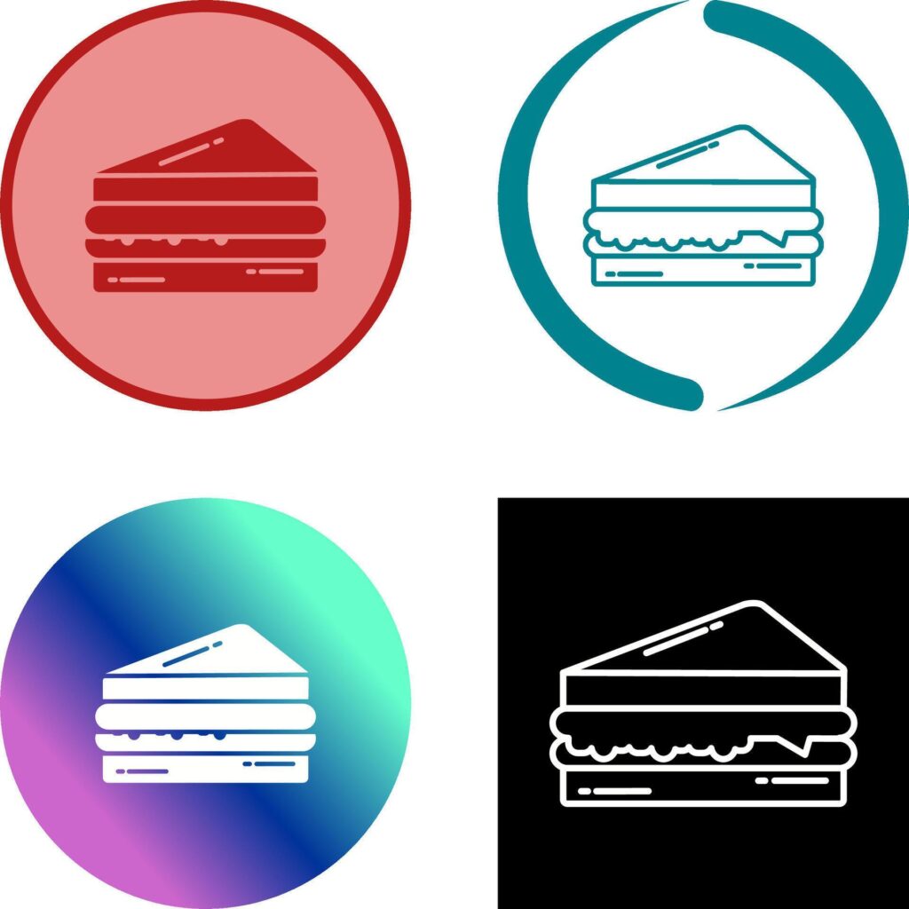 Sandwich Icon Design Stock Free