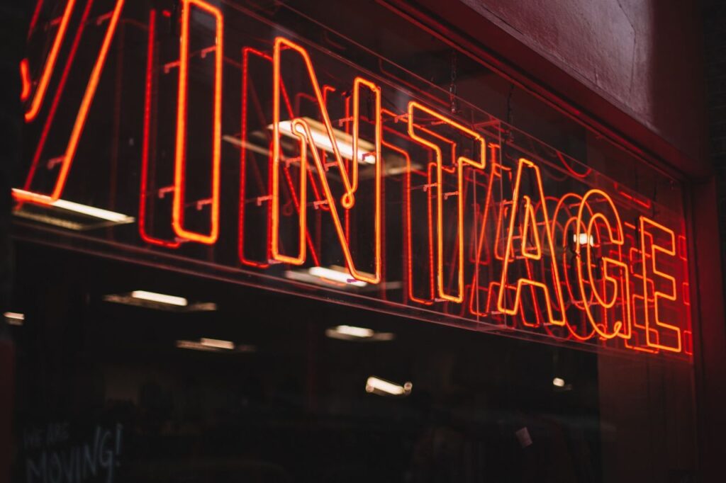 Vintage Neon Sign Stock Free