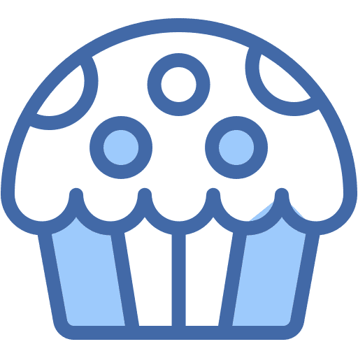 Muffin, baked, cupcake icon