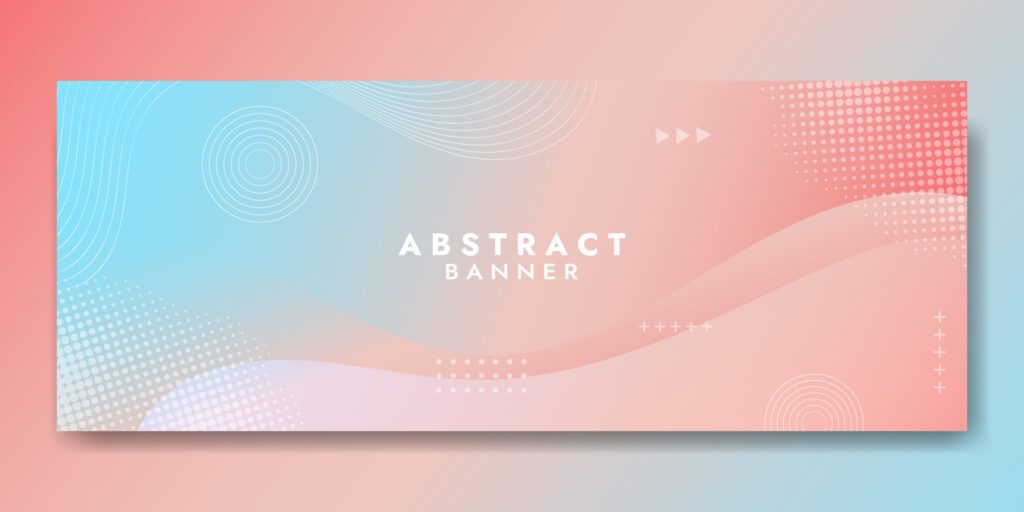 Abstract Pink Fluid Wave Banner Template Free Vector