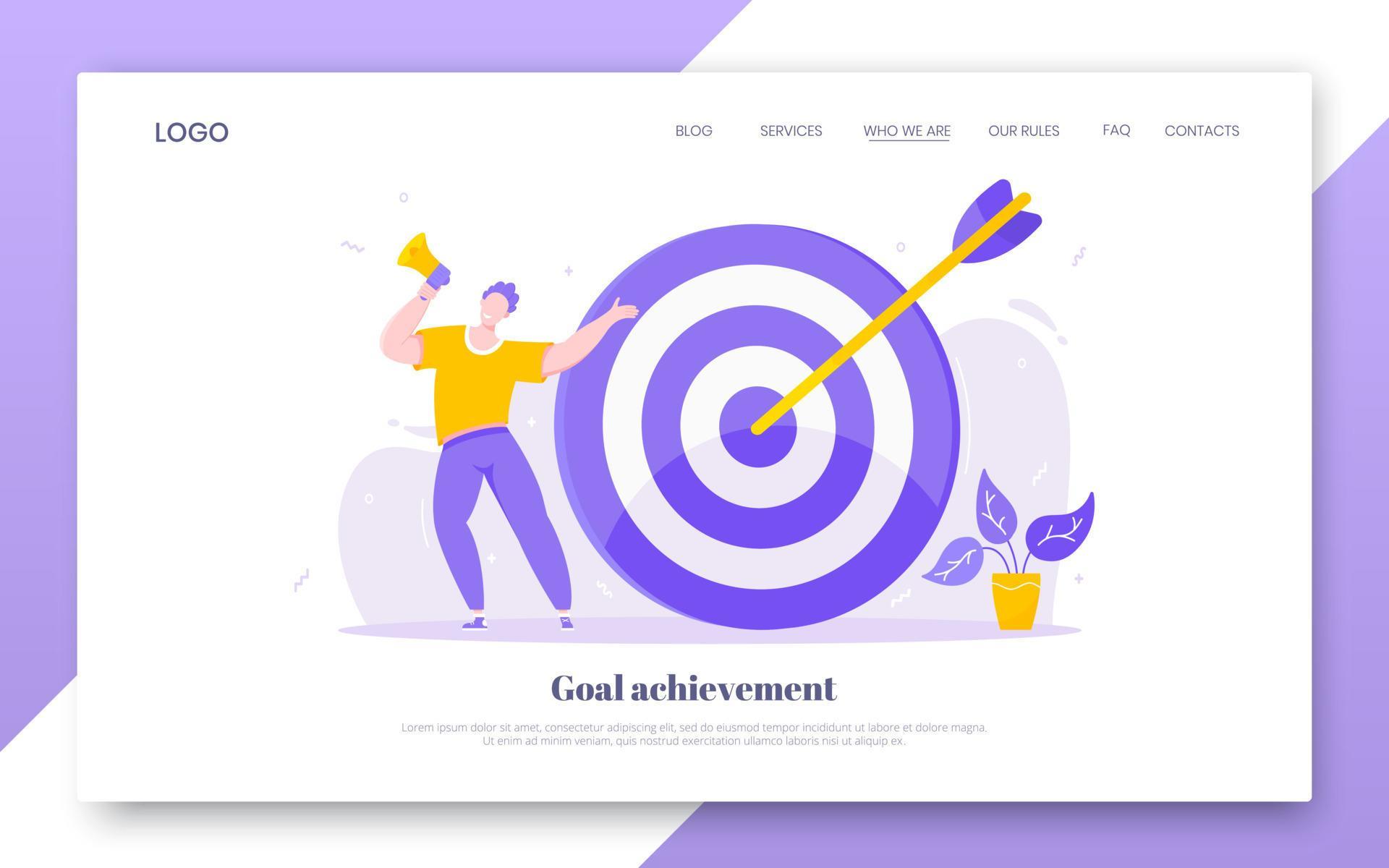 Goal achievement business concept sport target icon and arrow in the bullseye. Stock Free and Free SVG