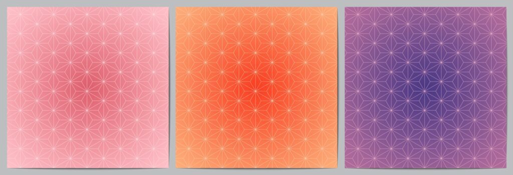 Abstract geometric pattern with triangles shape Free Vector