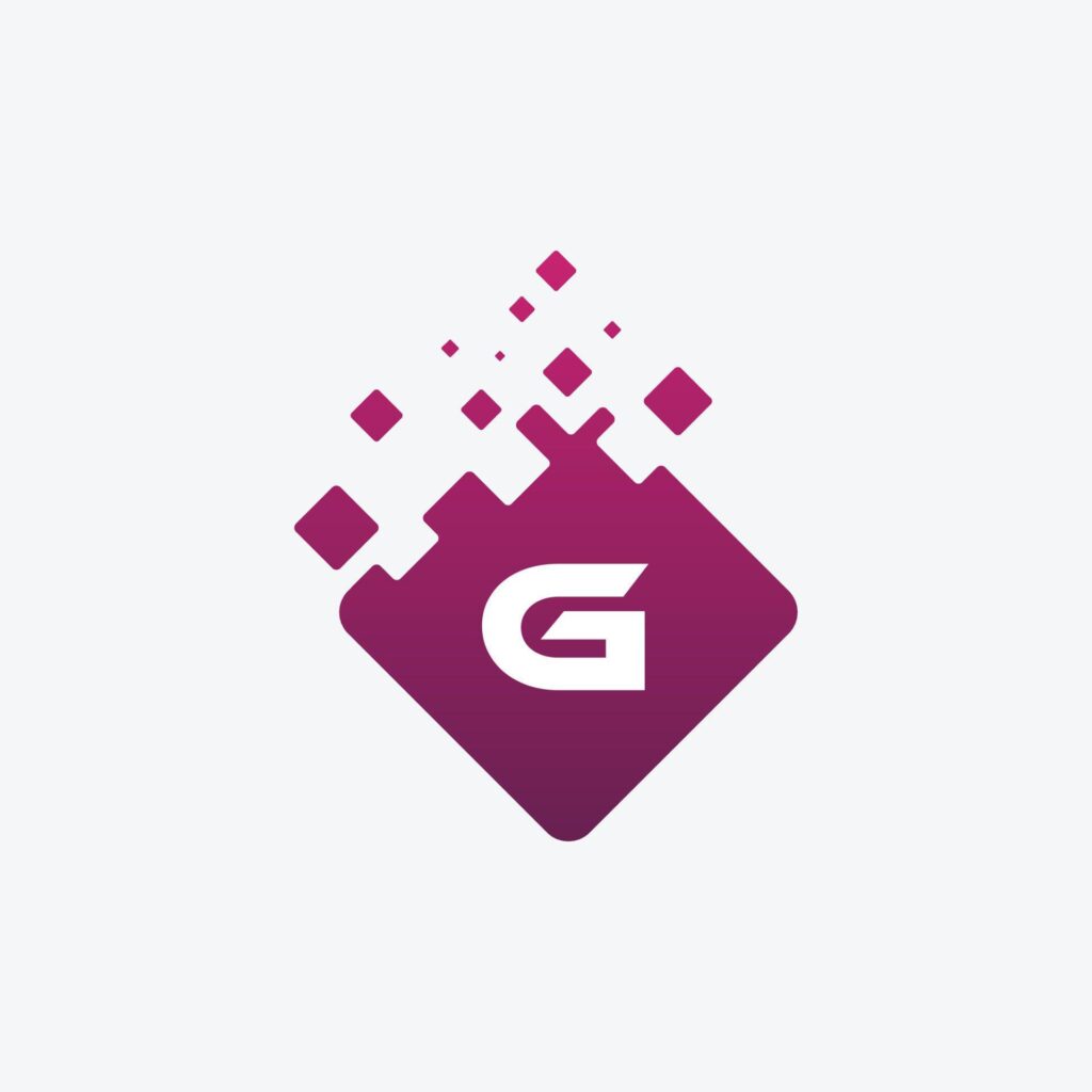 Letter G Logo. G Vector Letter Design with square. Stock Free and Free SVG