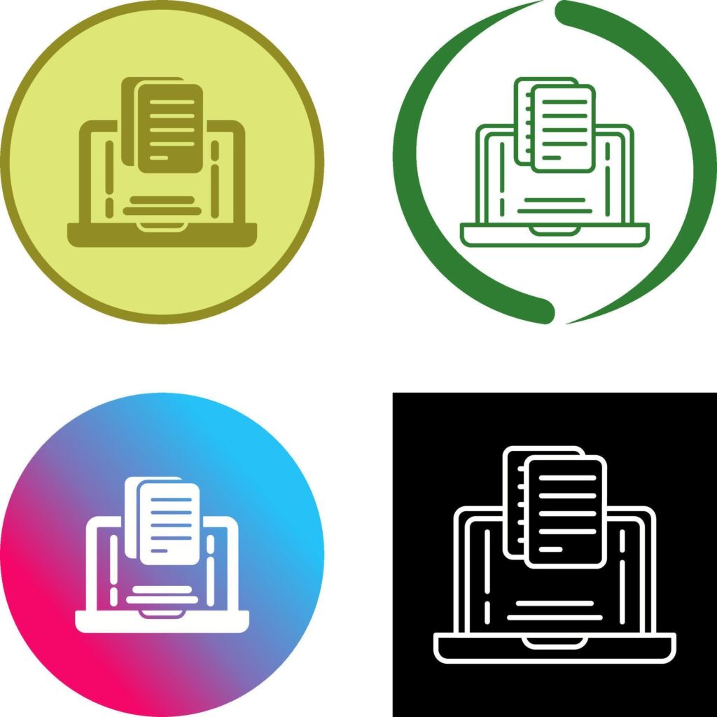 Document Icon Design Stock Free