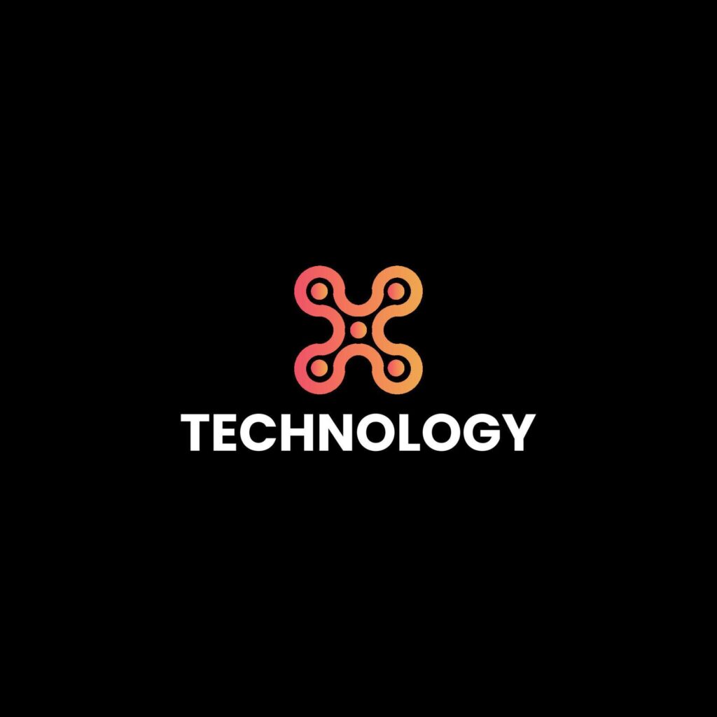 Technology logo design Stock Free and Free SVG