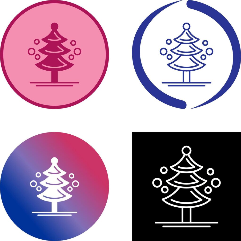 Pine Tree Icon Design Stock Free