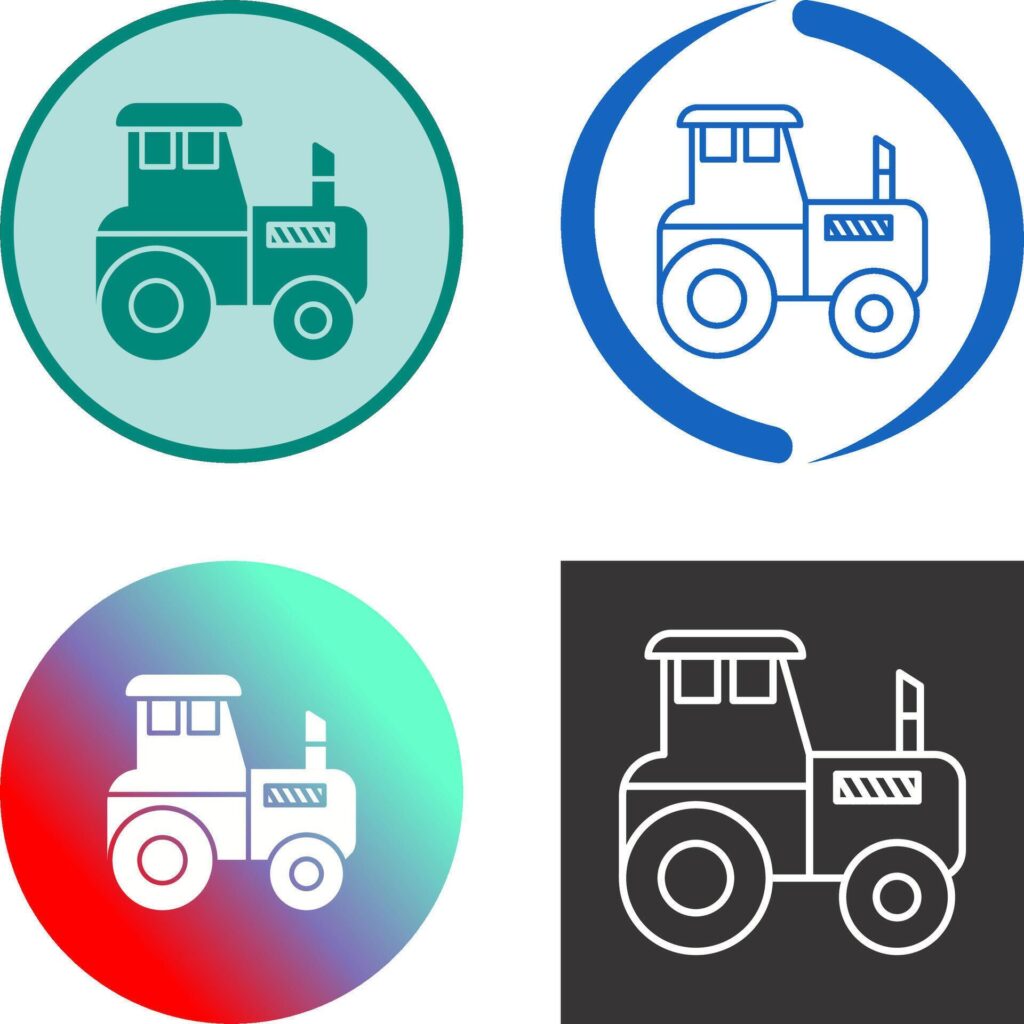 Tractor Icon Design Stock Free