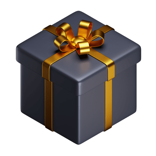 Gift, iso, premium 3D illustration