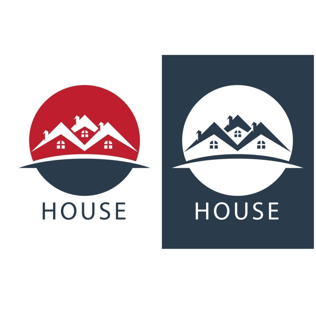 House logo and symbol vector image Stock Free