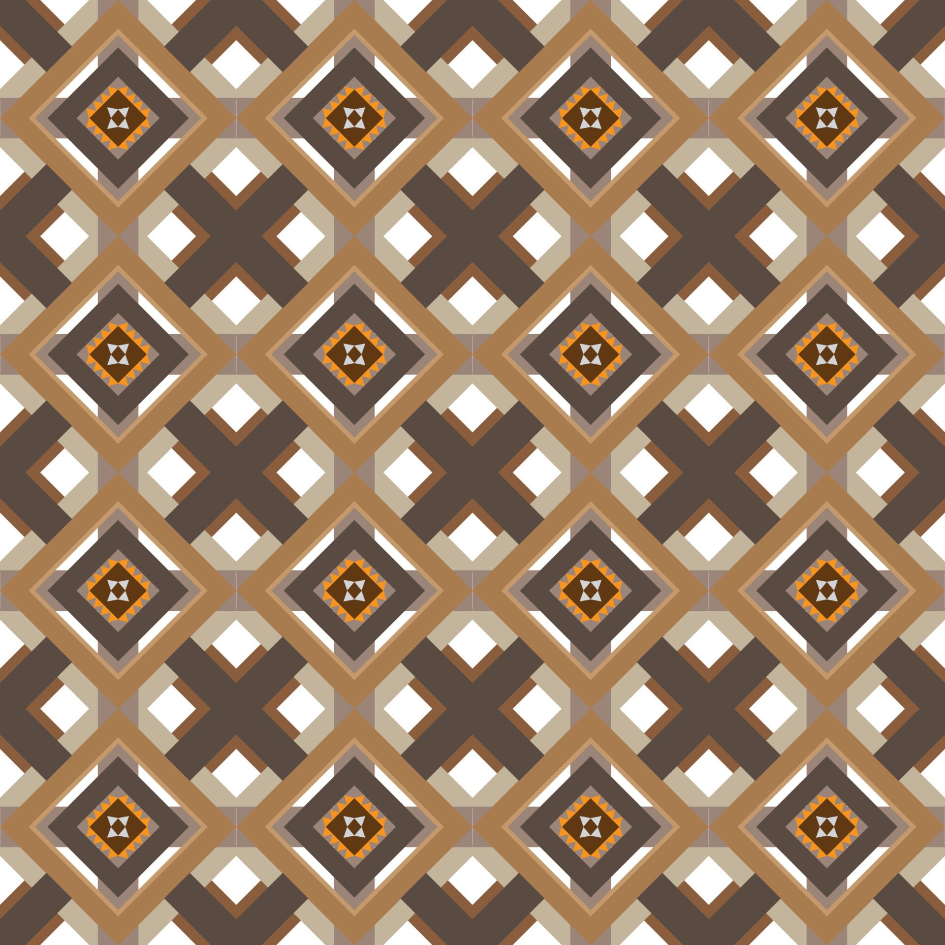 Seamless ethnic fabric tribal ikat pattern background, abstract ornament fashion fabric pattern, ethnic tile pattern Free Vector