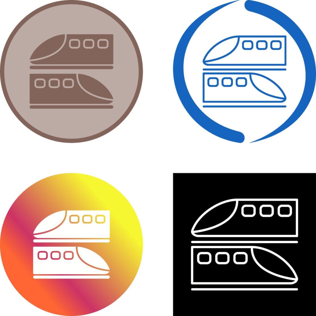 Trains Icon Design Stock Free