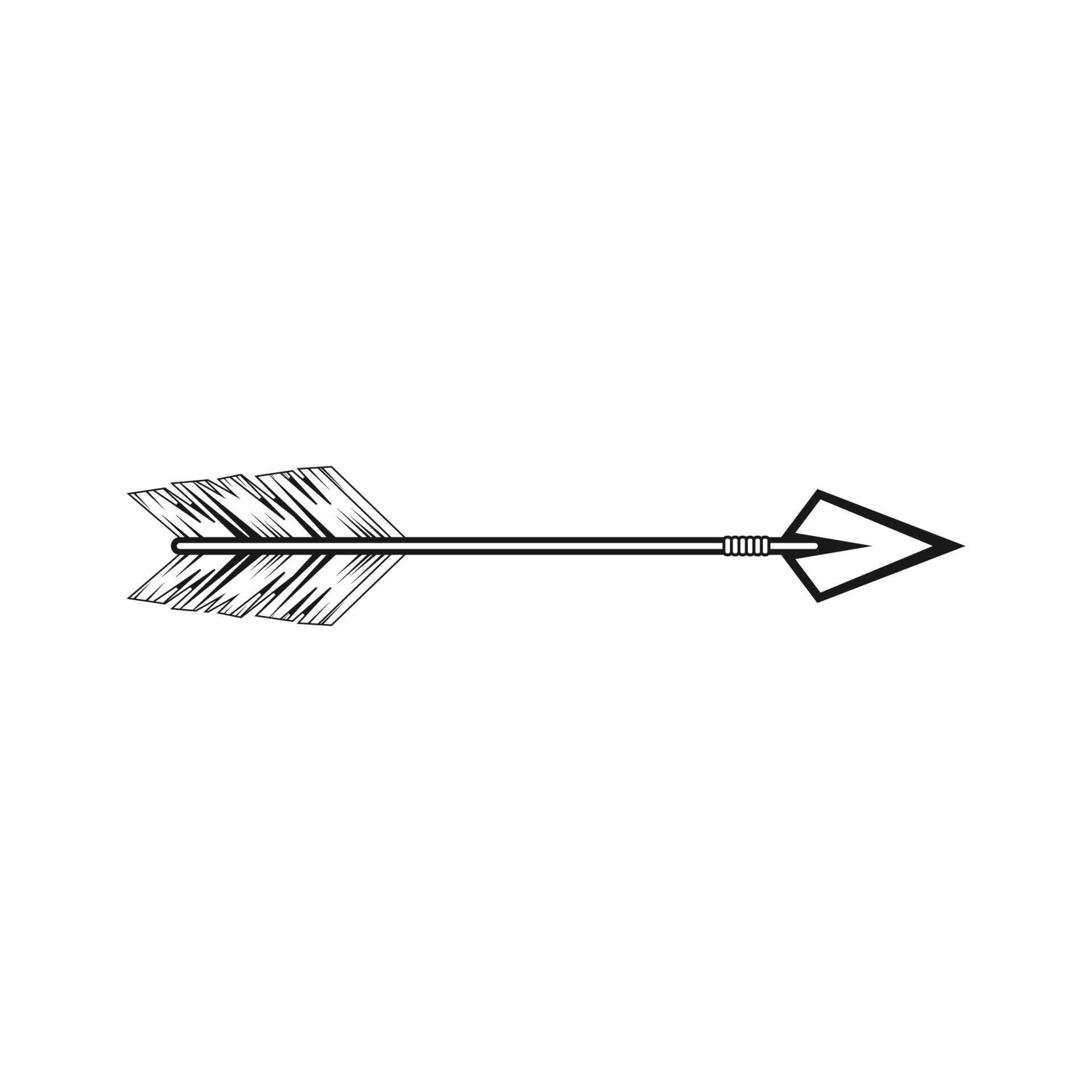 tribal arrow graphic design vector Stock Free