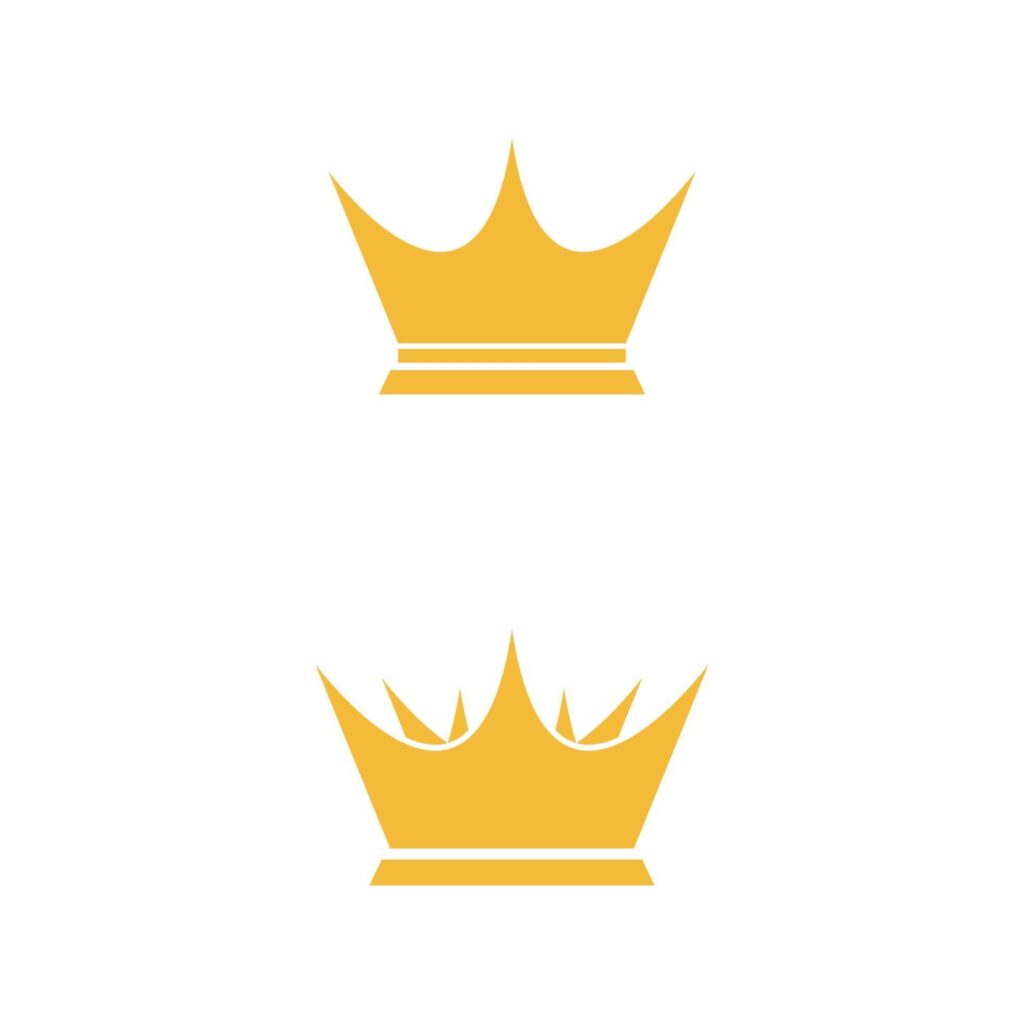 Crown Logo Template vector icon illustration design Stock Free