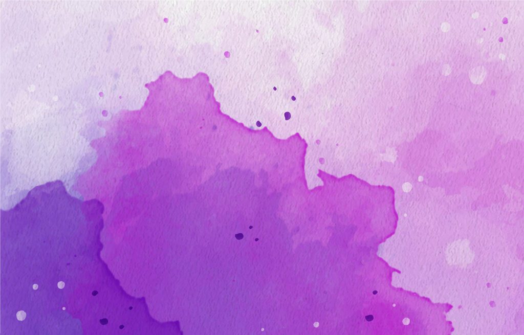 Purple Watercolour Background Free Vector