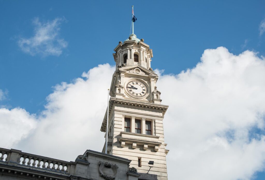 Auckland town hall, North Island, New Zealand. Stock Free