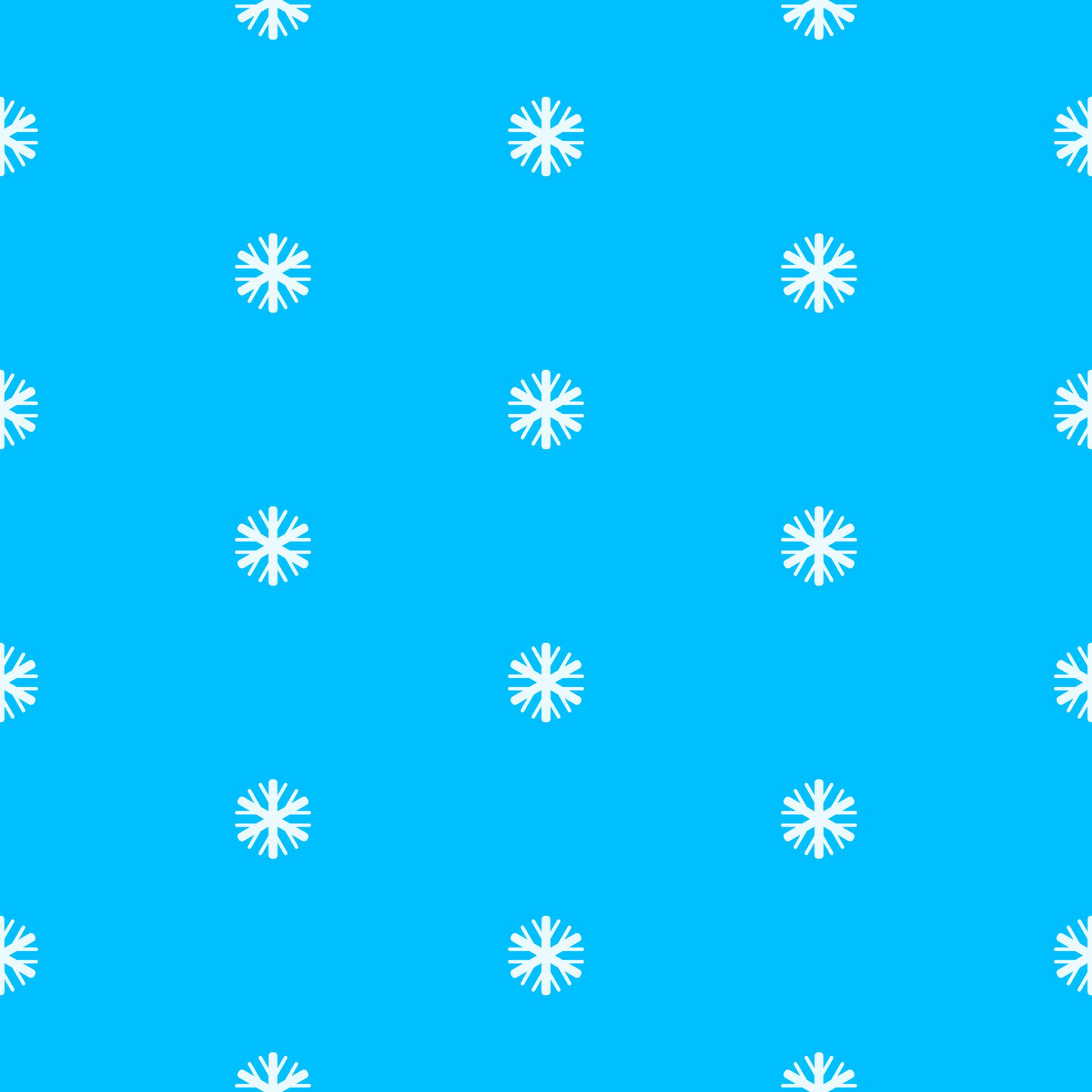 Simple seamless pattern with snowflakes. Vector illustration. Free Vector