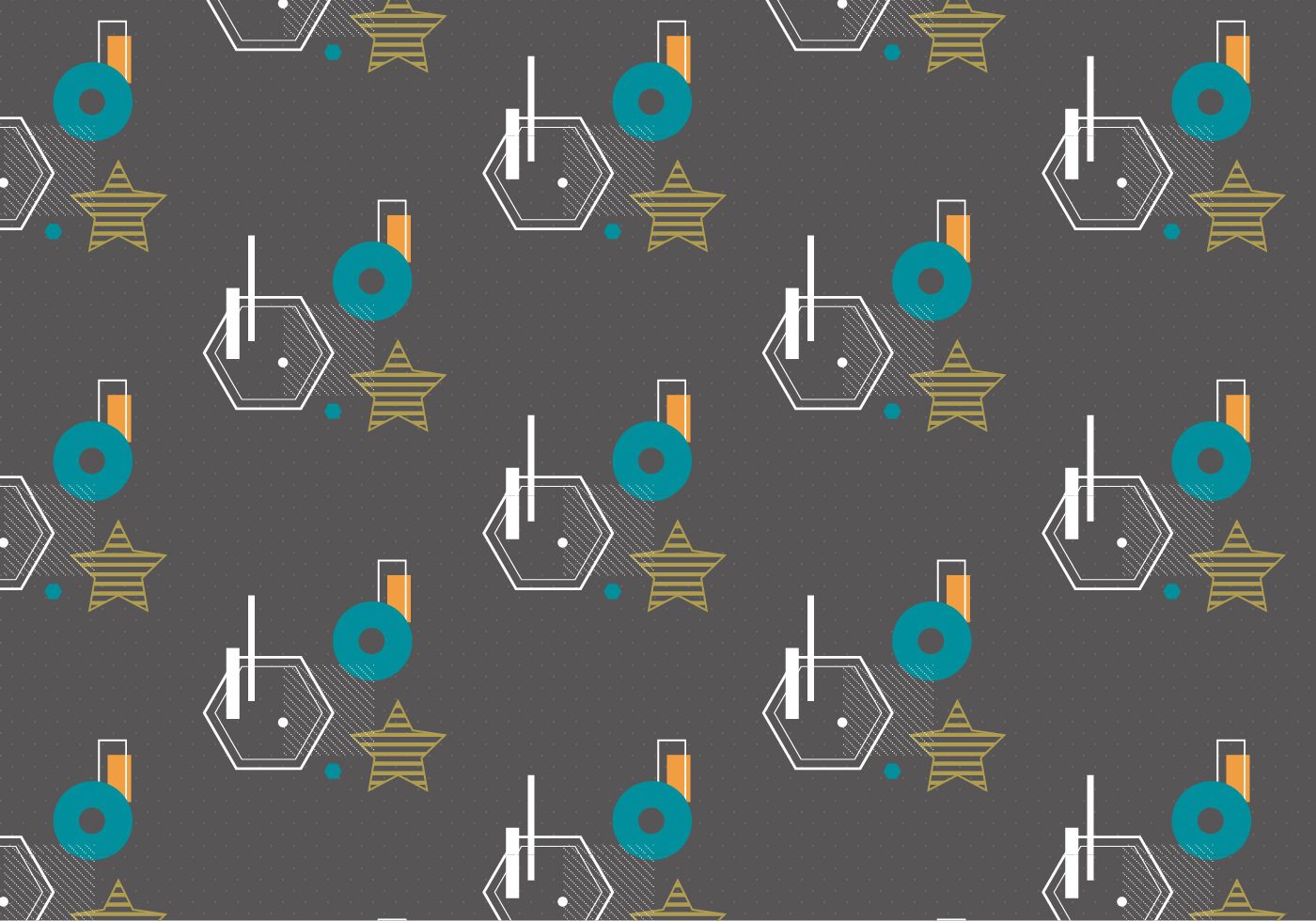 Free Vector Bauhaus Pattern Free Vector and Free SVG