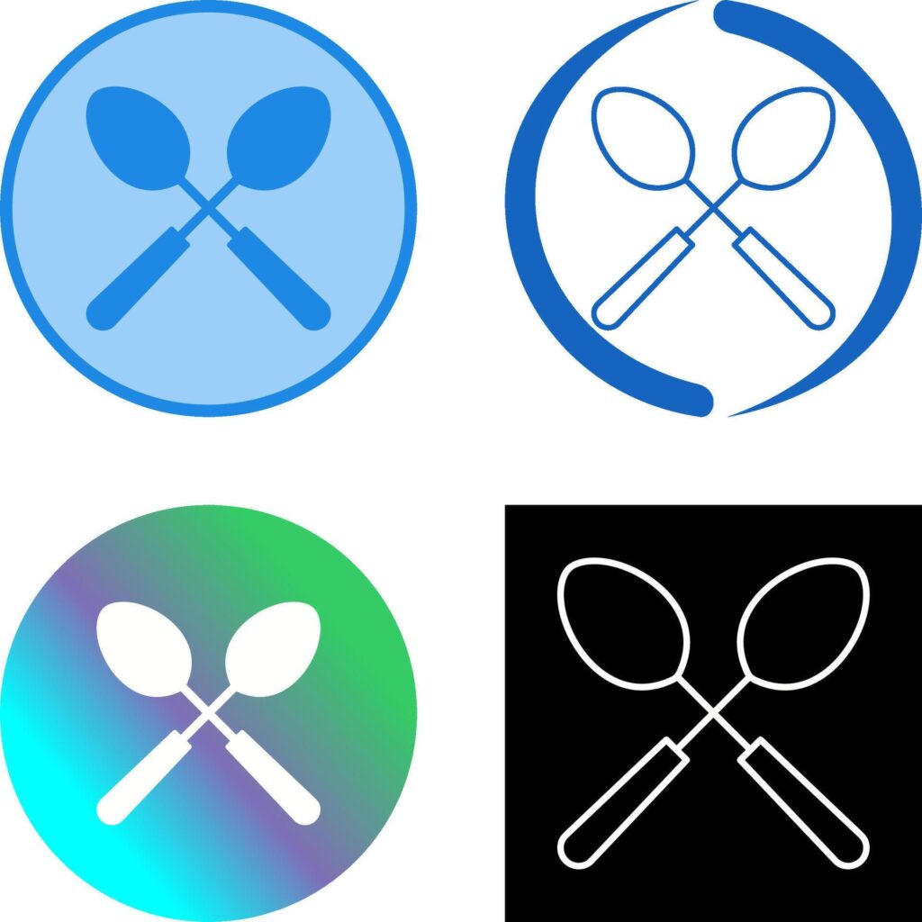 Spoons Icon Design Stock Free