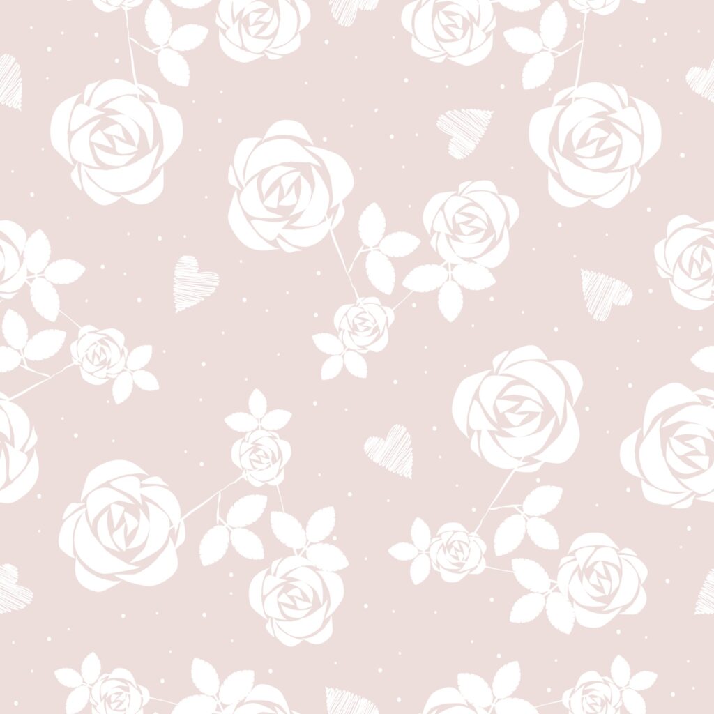 Cute elegant vintage flowers seamless pattern background Free Vector