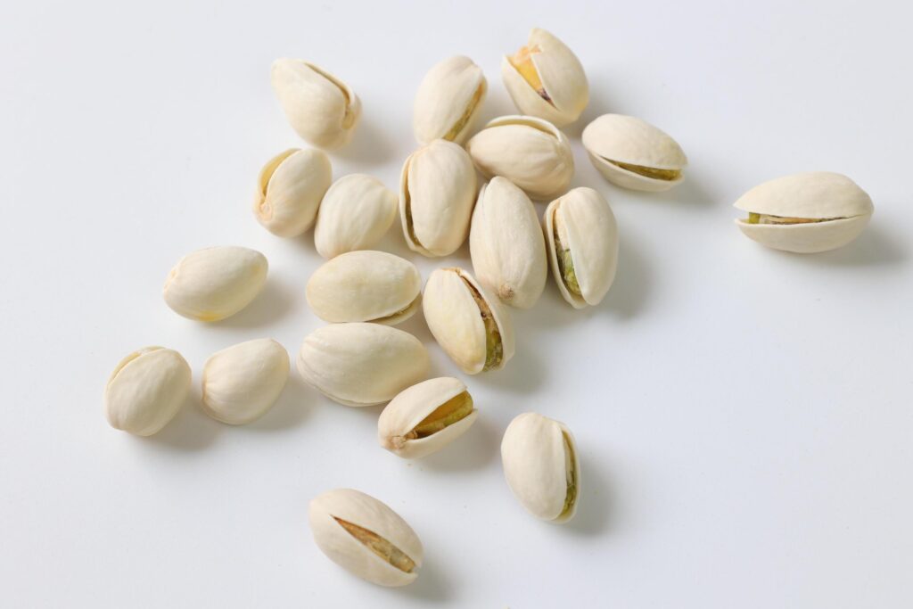 Pistachio nut isolated on white background Stock Free