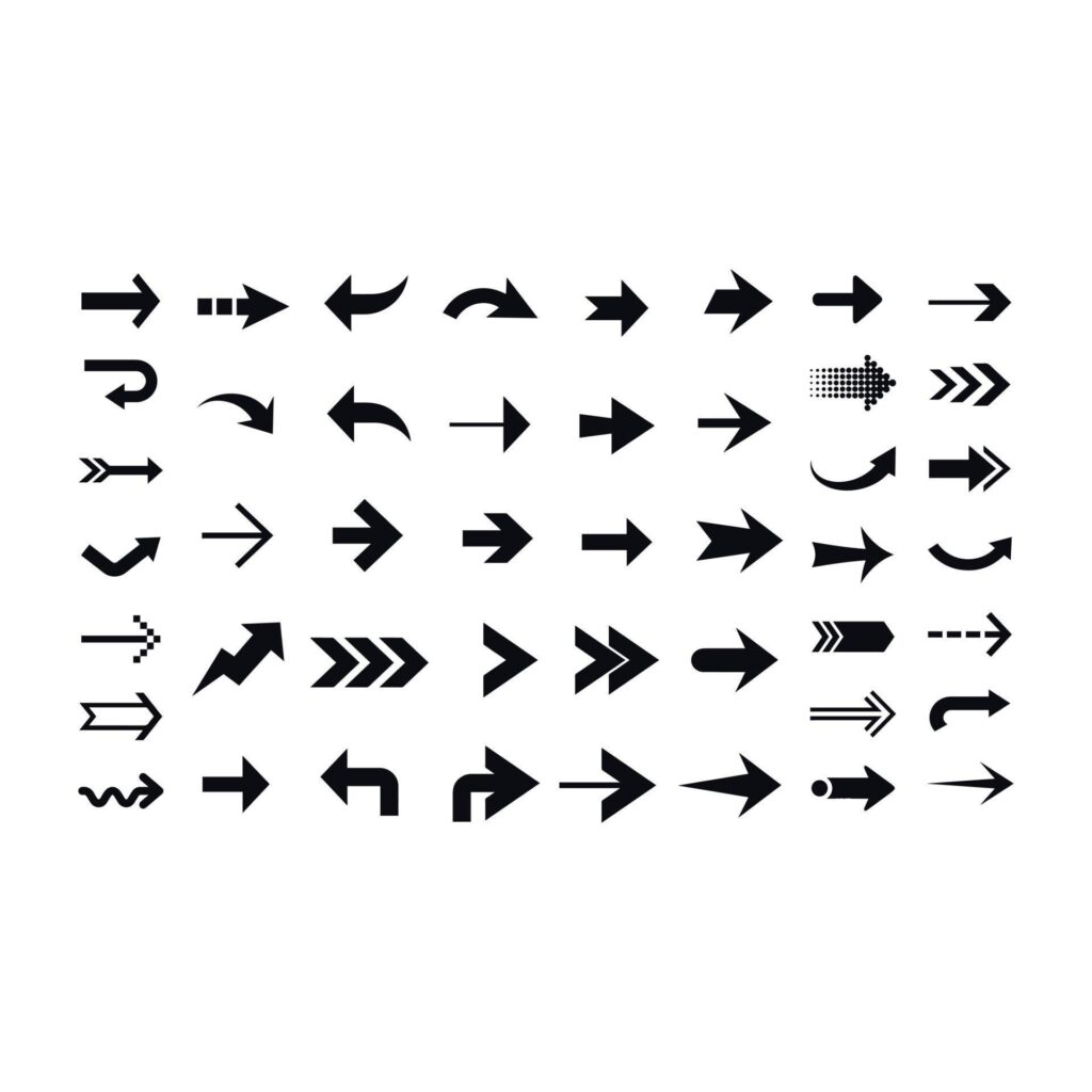 arrows vector design Stock Free