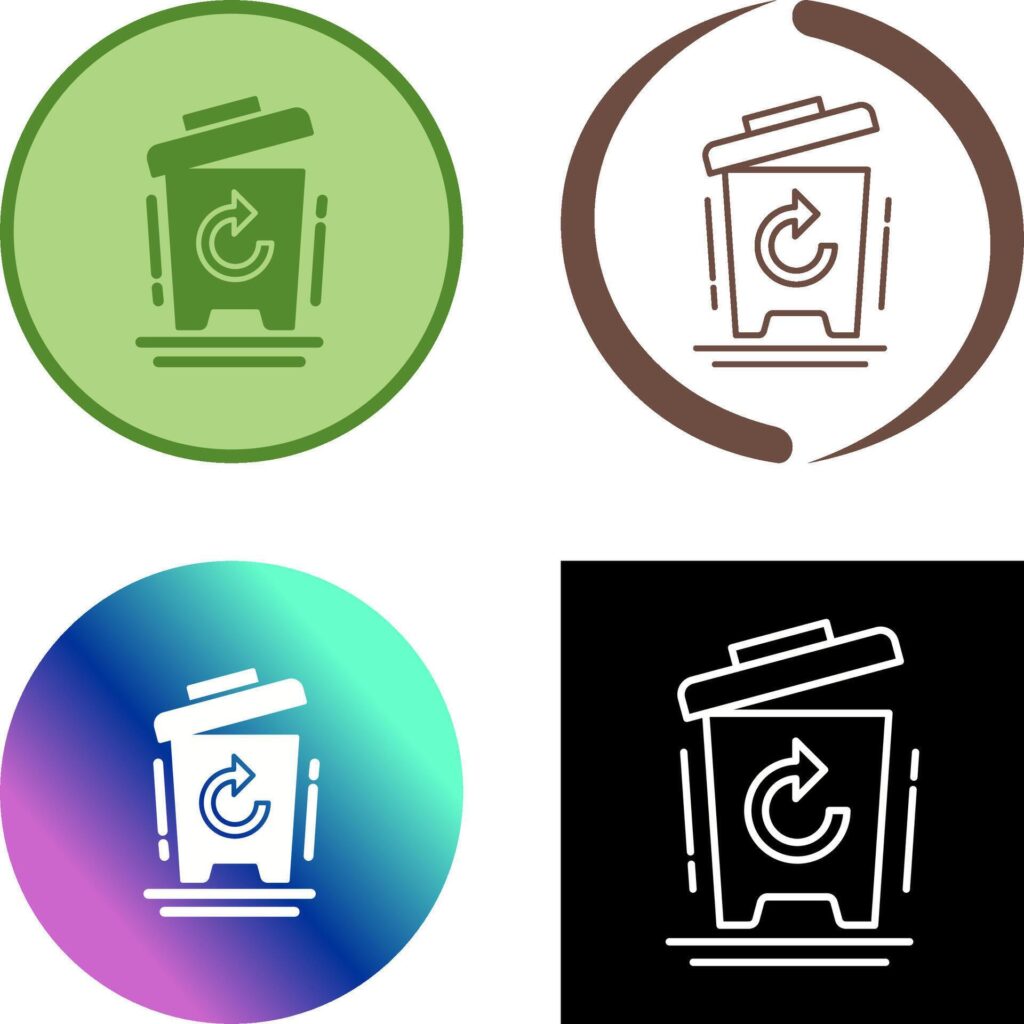 Bin Icon Design Stock Free