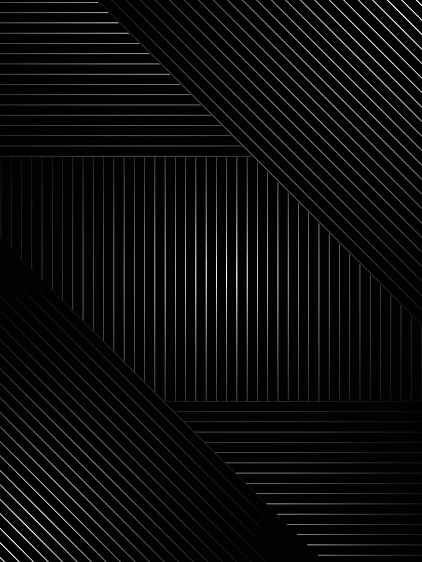 abstract black background with diagonal lines, Gradient vector retro line pattern design. Monochrome graphic. Free Vector