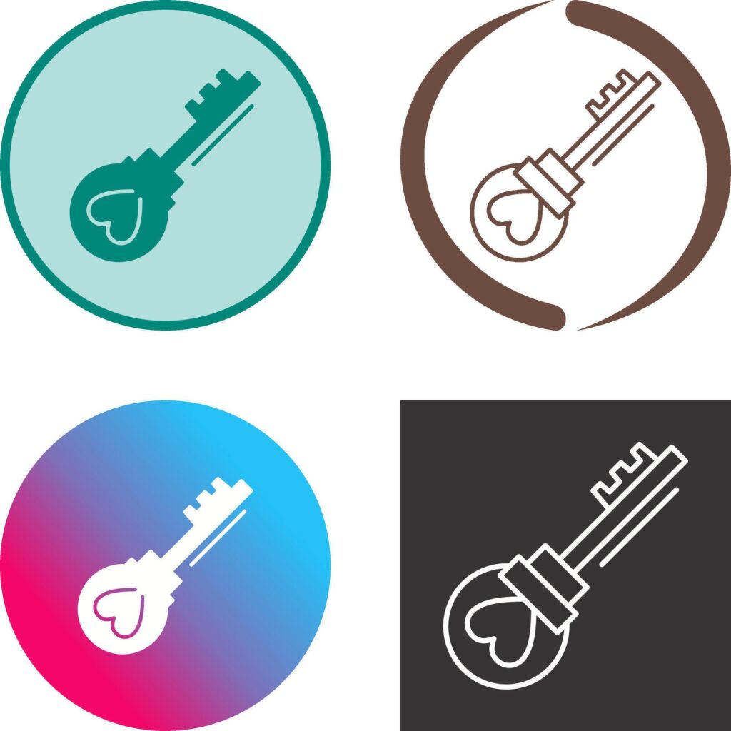 Key Icon Design Stock Free