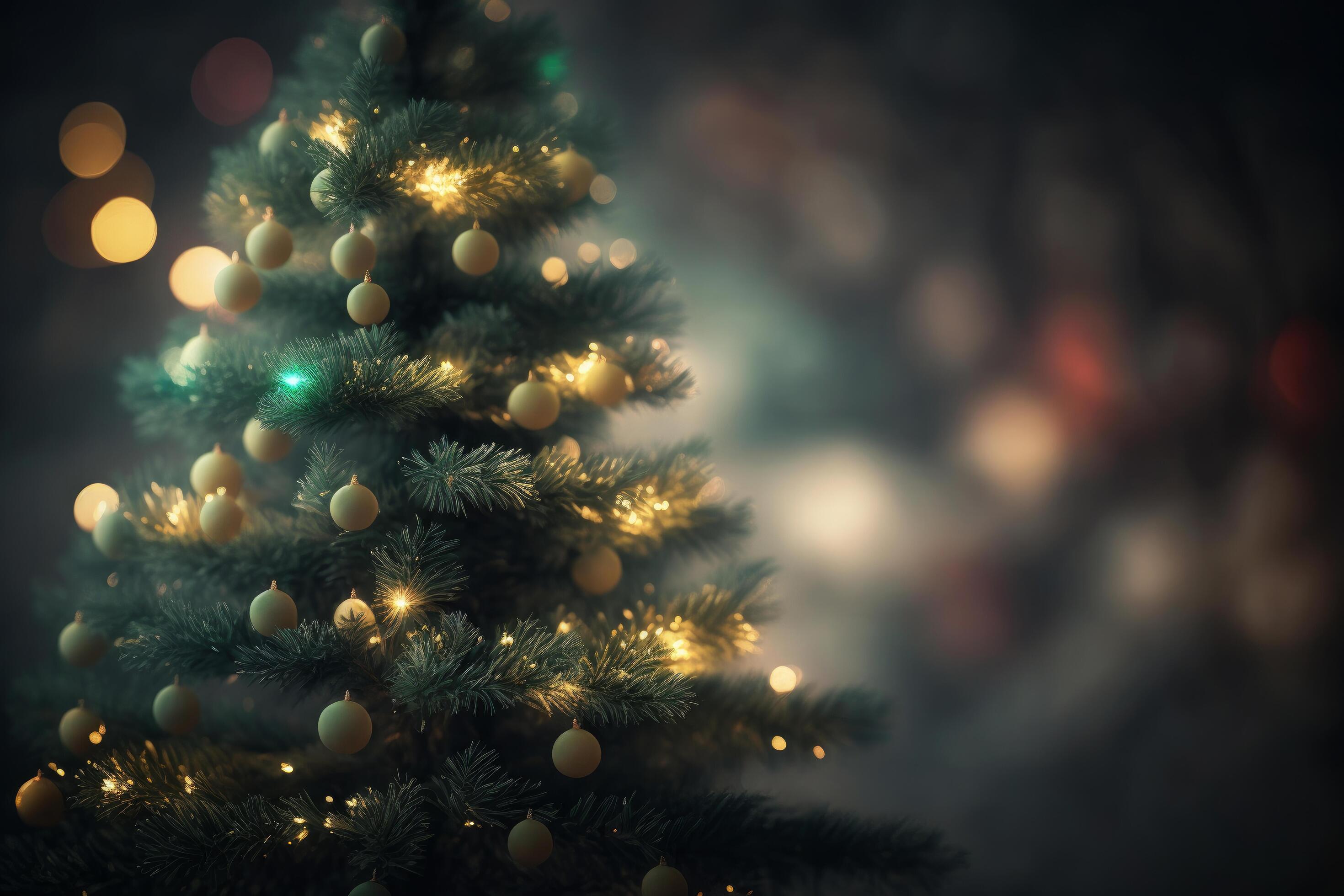 Christmas tree background. Illustration Stock Free