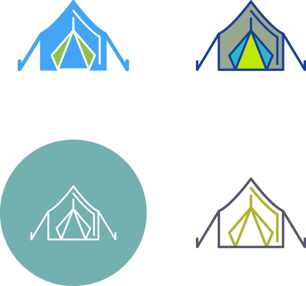 Tent Icon Design Stock Free