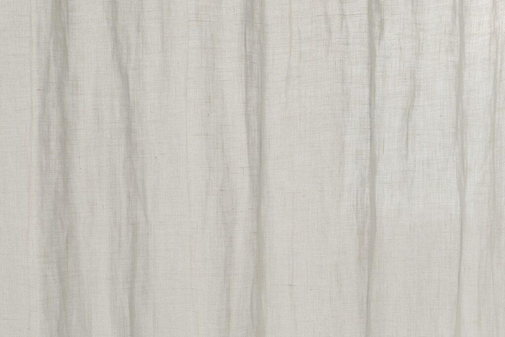 White linen curtain – background – wallpaper Stock Free