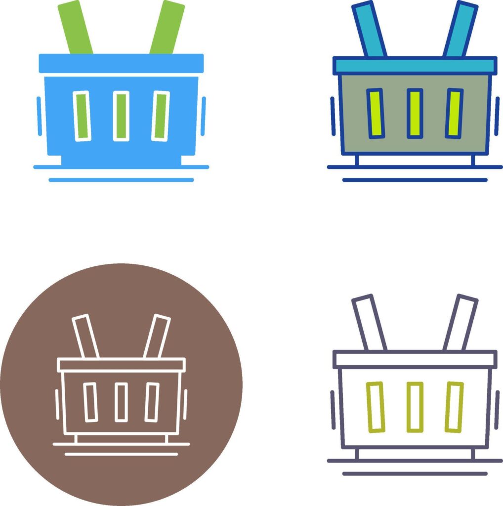 Shopping Basket Icon Design Stock Free